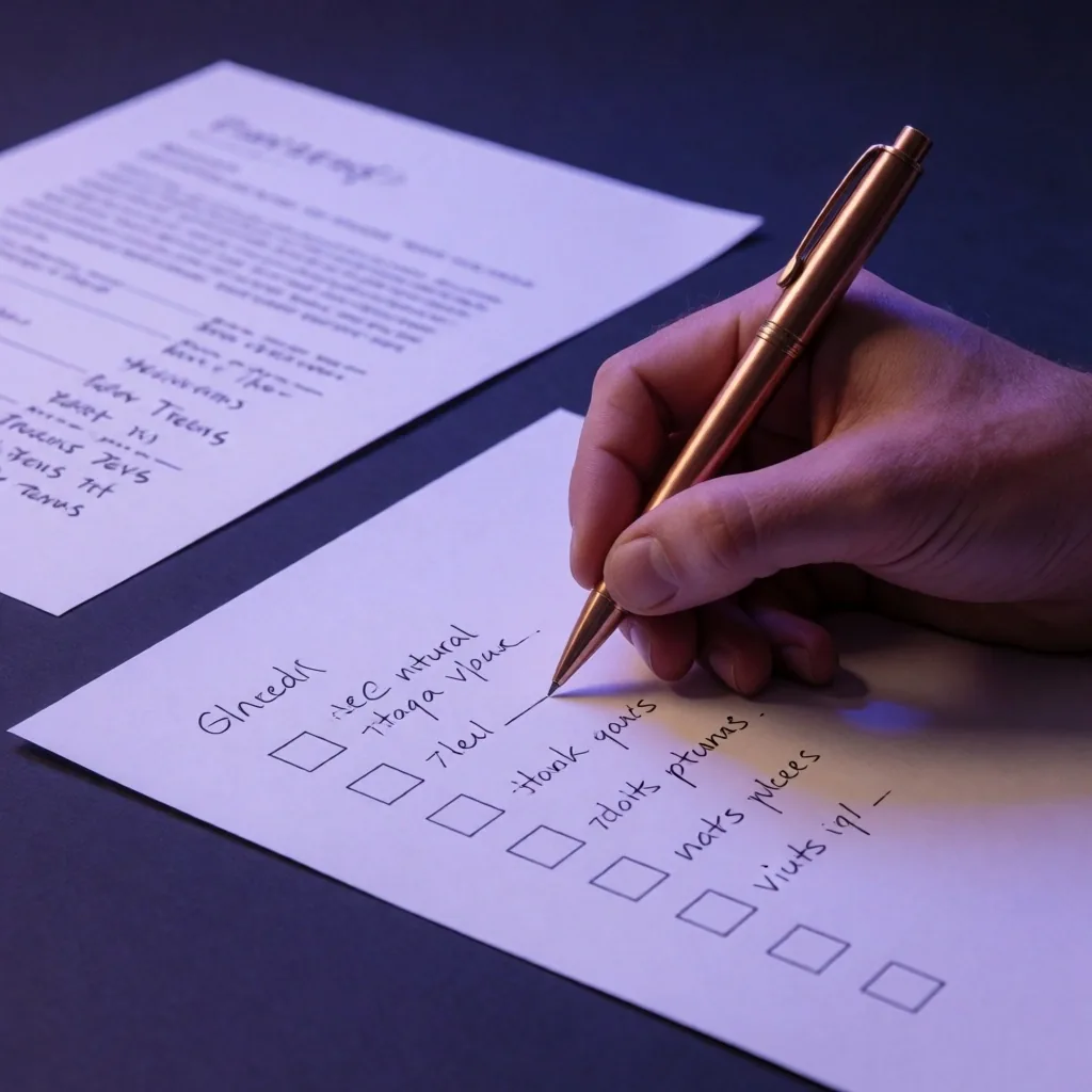 Editorial fact-checking process with annotated checklist
